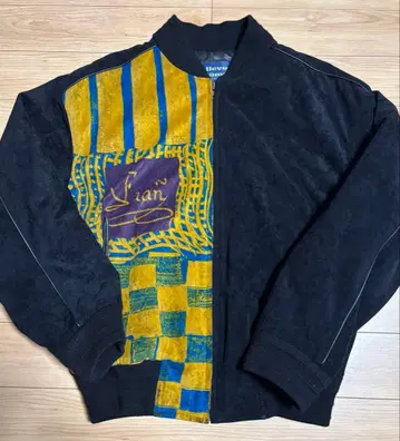 Bellevue Blues 자켓 블루종 블랙과 옐로우 컬러