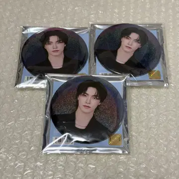 세븐틴 NEW 일러스트 디노 캔뱃지 3종