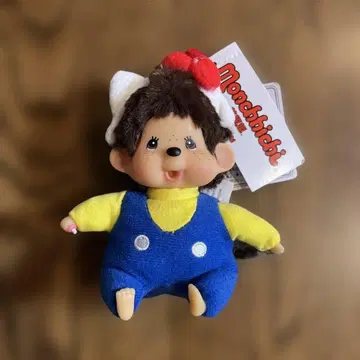 [ 미사용 새상품 ] Monchhichi 몽치치 키티 인형 키체인
