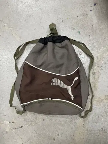 90s 푸마 PUMA 냅색 y2k 브라운 럭색