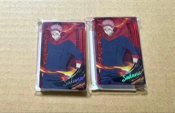 주술회전 시부야 사건 글리터 아크릴 블록 양면 스쿠나 2세트