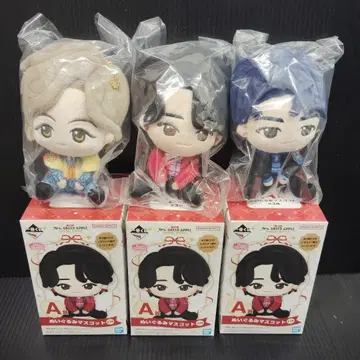 미세스 그린애플 제일복권 A상 봉제 인형 마스코트 3종 세트