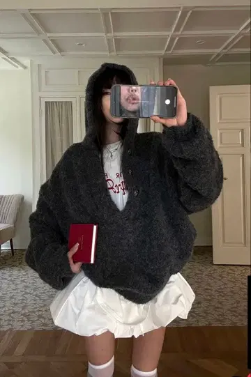 WARDEN EDGE Hooded Textured Knit Jacket