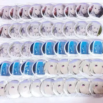 리제로 에밀리아 캔뱃지 세트