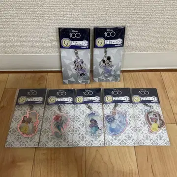 Happy 복권 디즈니 G상 아크릴 키링 7종 세트