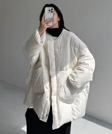 wee9s 퍼펙트 실루엣 다운 화이트