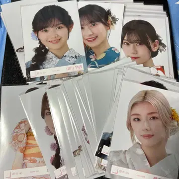 사쿠라자카46 브로마이드 2025년 유카타 약 50장 묶음 판매