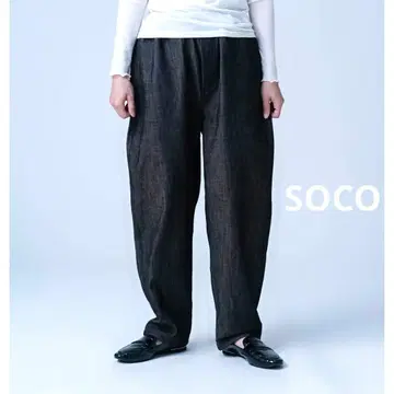 SOCO 다크 인디고 데님 팬츠 새상품급