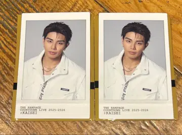 타케치 카이세이 램페 포토 카드 노멀 시크릿 2장 세트