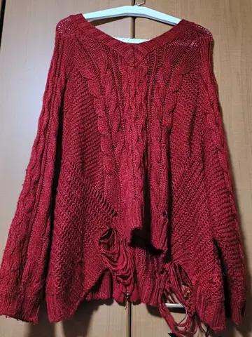 WORLD WIDE LOVE! 케이블 짜임 니트