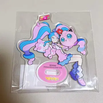 포케미쿠 CD 조기 예약 특전 아크릴 스탠드 하츠네 미쿠 푸딩 페어리
