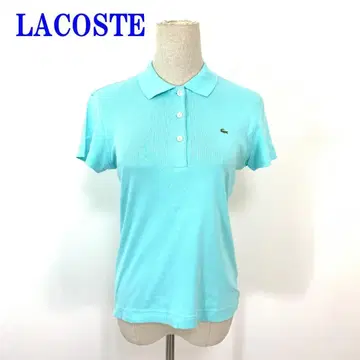 LACOSTE 라코스테 반팔 피케 셔츠 블루 면 100% 42 C4038