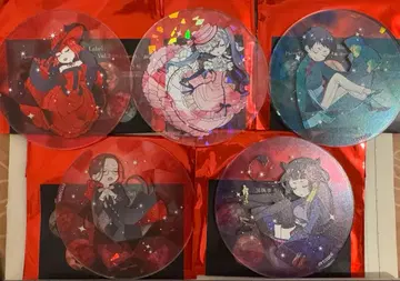 흑집사 블랙 라벨 보석 아크릴 코스터 아쿠코 시엘