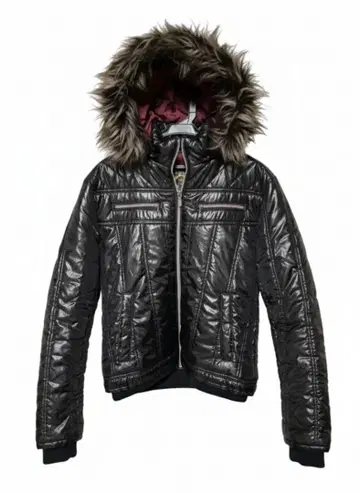 Y2K 시크 스타일 archive 퍼 자켓 다운 자켓