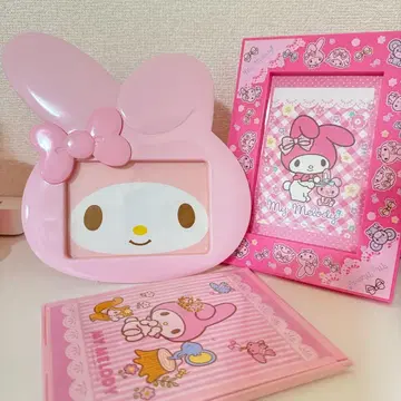 마이멜로디 사진 프레임 핑크