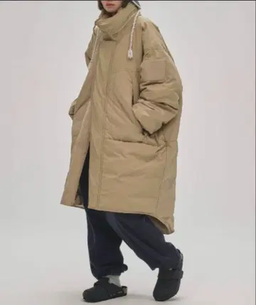 TODAYFUL 몬스터 다운 코트 베이지/36 정품 구매품