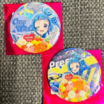 너와 아이돌 프리큐어 드림 스테이지 홀로그램 캔뱃지 큐어 잉크 2