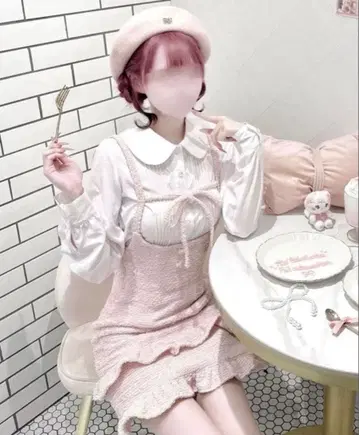 허니뮤우 리본 트위드 셋업 프리 사이즈