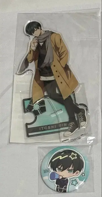 블루 록 라운드 원 이토시 린 아크릴 스탠드 프레프레 캔뱃지 세트 판매