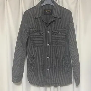 HYSTERIC GLAMOUR 스트라이프 롱 자켓