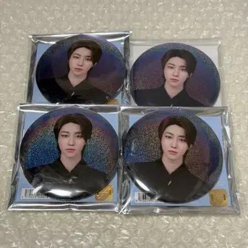 세븐틴 NEW 일러스트 THE8 캔뱃지 4종