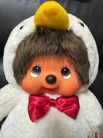 몽치치 닭 모자 봉제 인형 L 사이즈