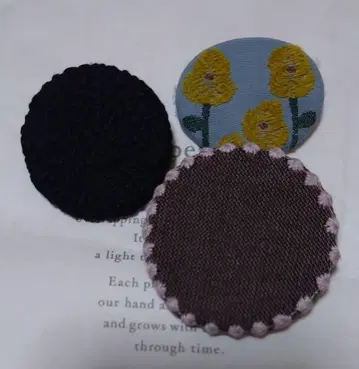 미나 페르호넨 생큐 베리 배지 3개 세트