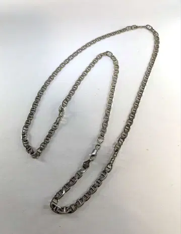 ITALY 실버925 닻 체인 목걸이 75cm