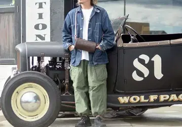 새상품급 VASCO 숄더백 드럼백 가죽 브라운