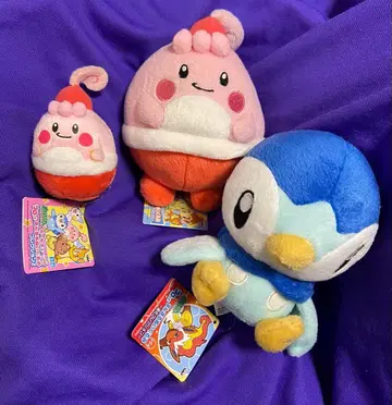 포켓몬 코롯토 만마루쨩 봉제 인형 [펌프] [팽도리] 세트