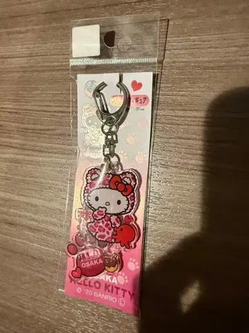 헬로키티 아크릴 키링 오사카 디자인