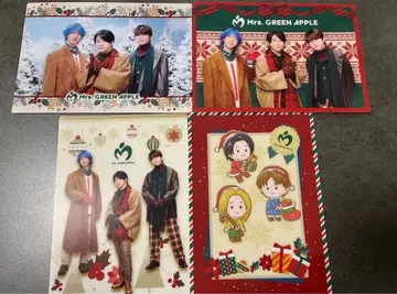 Mrs. GREEN APPLE 오리지널 비주얼 시트 4종 미세스