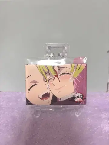 귀멸의 칼날 칸로지 미츠리 카마도 네즈코 장면 사진 스퀘어 캔뱃지 B