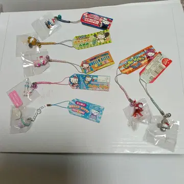 지역 한정 도쿄 한정 헬로키티 스트랩 매듭 세트 7개 세트