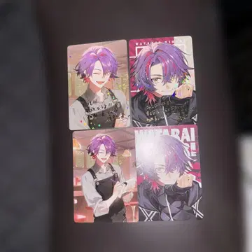 니지산지 VOLTACTION 카레 카드 와타라이 히바리 레어 4장 세트