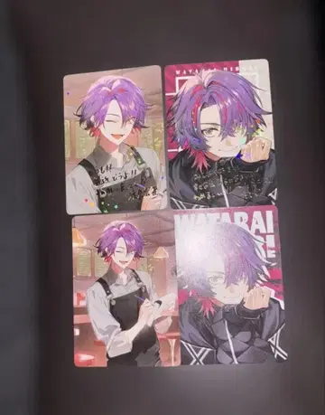 니지산지 VOLTACTION 카레 카드 와타라이 히바리 레어 4장 세트