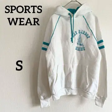 SPORTSWEAR 후드티 빈티지 코디 화이트 캐주얼