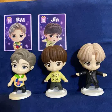 RM 진 피규어 세트 프로필 카드 포함 지민은 본체만