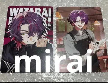 VOLTACTION 와타라이 히바리 카드 노멀 니지산지 카레 2장