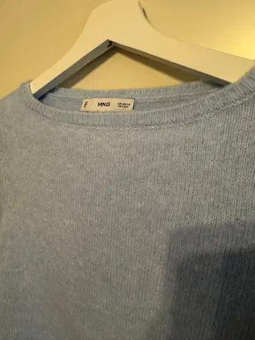 MNG 긴팔 니트 스웨터 라이트 블루 새상품급