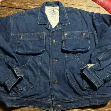 BIG SCENE G 데님 자켓 멀티 포켓 네이비 L 사이즈