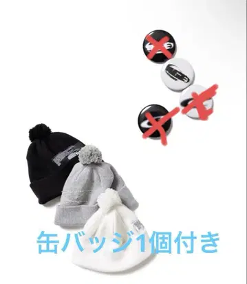 Age Factory x CPG KNIT CAP 니트 모자 블랙