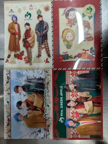 Mrs. GREEN APPLE 오리지널 비주얼 시트 4종 미세스