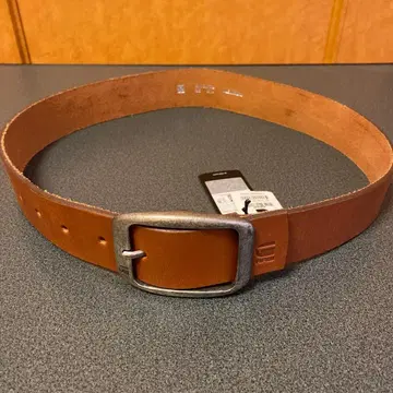 G-STAR RAW 천연 가죽 브라운 벨트 34인치