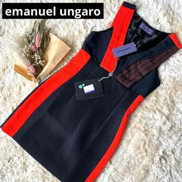 택 포함 새상품 emanuel ungaro 에마엘 웅가로 원피스