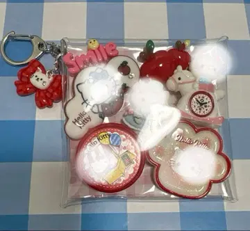 가챠 채워넣은 듯한 파우치 레드