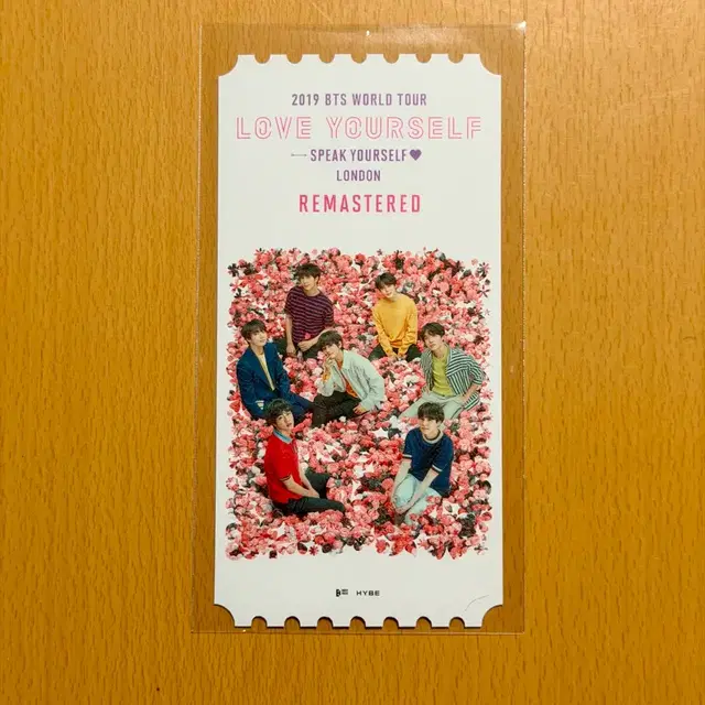 방탄소년단 <BTS MOVIE WEEKS> 오리지널티켓 2019