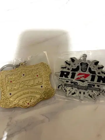 RIZIN 제일복권 D상 챔피온 메탈 벨트 2점 [선착순]