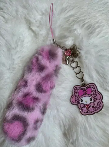 갸루 고양이 꼬리 마이멜로디 스트랩