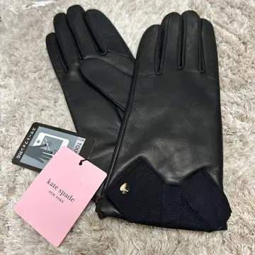 케이트 스페이드 블랙 장갑 21cm 스마트폰 대응